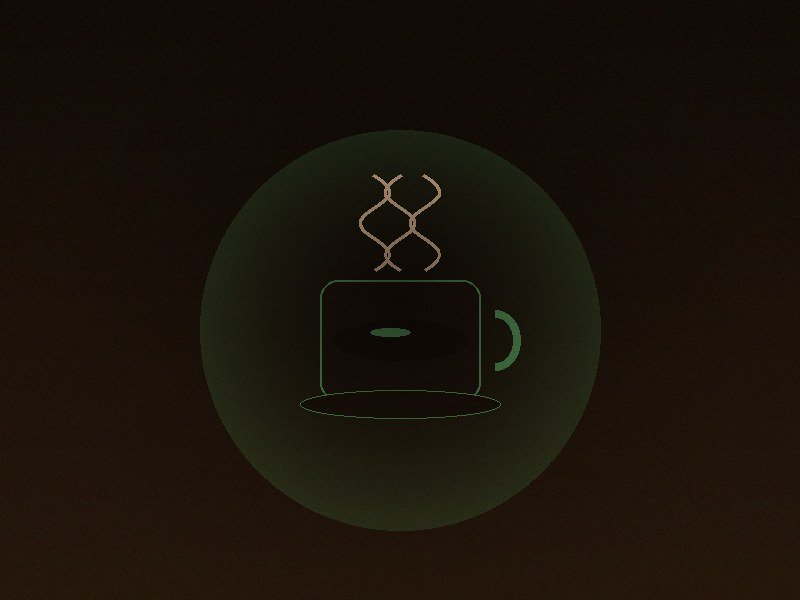 Hot Pandan Macchiato Latte