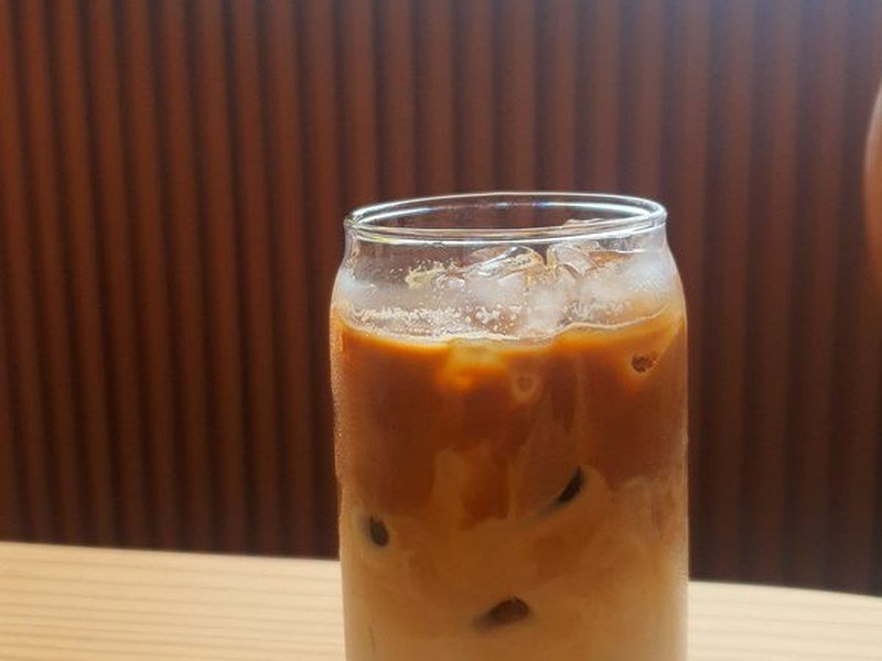 Iced Butterscotch Macchiato Latte